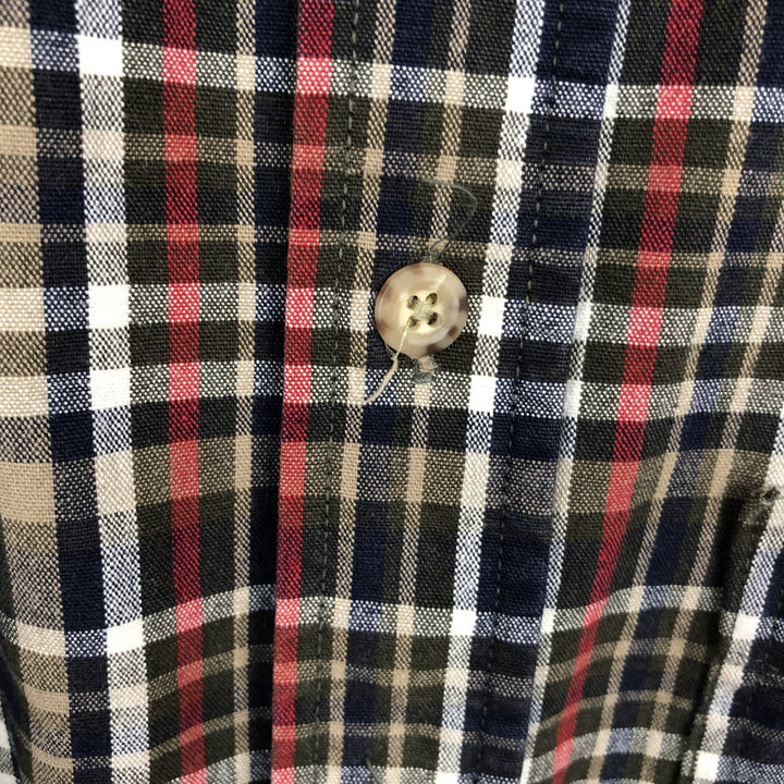 Carhartt Check Pattern Long Sleeve Button-Down Work Shirt, Men's XL unclear navy blue type Vintage Second Hand