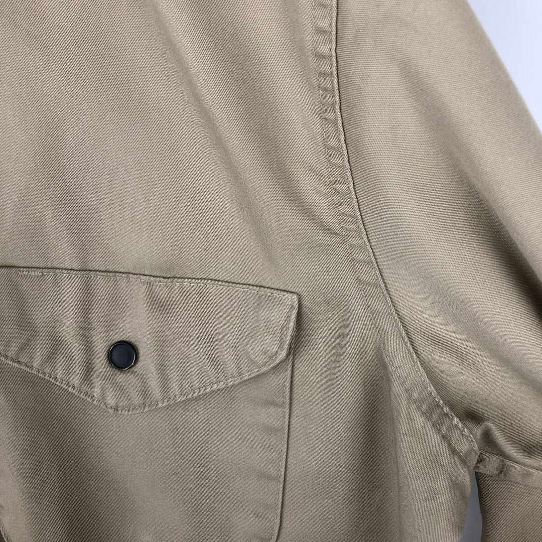80s-90'S Osh Kosh Long-Sleeve Work Shirt, Men's Size L (Equivalent), Vintage unclear Beige type Vintage Second Hand