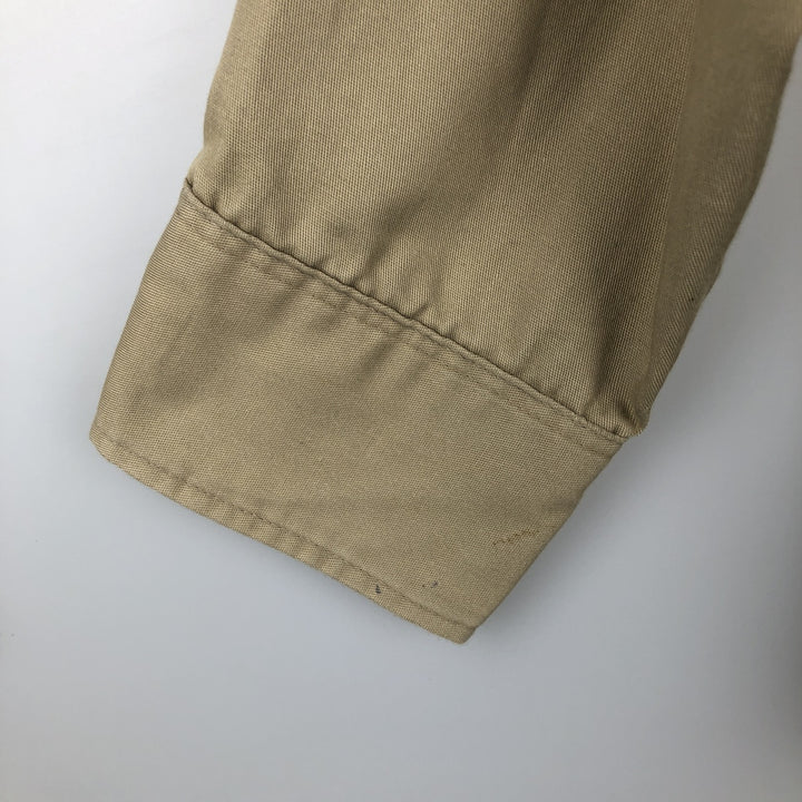 80s-90'S Osh Kosh Long-Sleeve Work Shirt, Men's Size L (Equivalent), Vintage unclear Beige type Vintage Second Hand