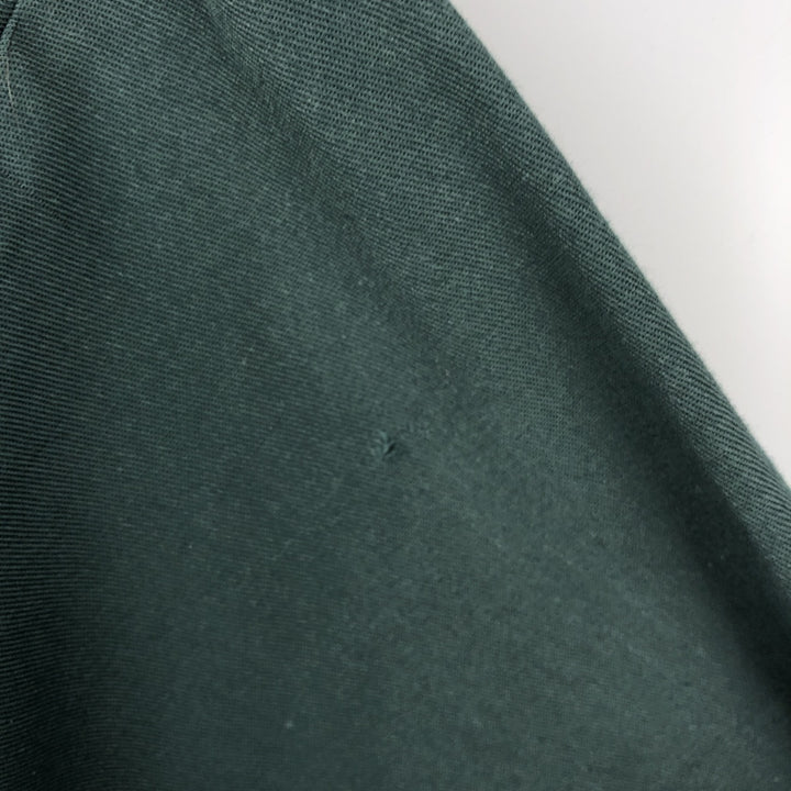 Big Mac long-sleeved work shirt, men's size L equivalent, vintage. polyester Khaki type sage green Vintage Second Hand