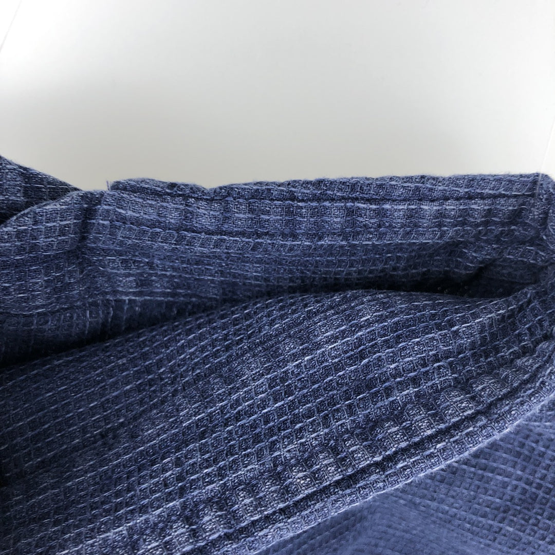 Hugo Boss Long-Sleeve Linen x Cotton Shirt, Men's Size M (approx.) linen blue type Vintage Second Hand