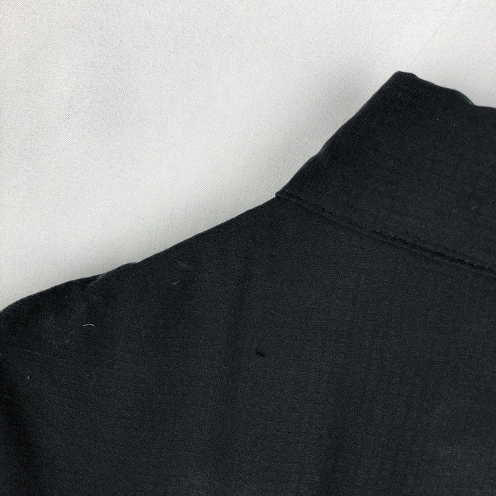 Columbia PFG OMNI-SHADE Ripstop Button-Down Long Sleeve Fishing Shirt, Men's Size L polyester black type Vintage Second Hand