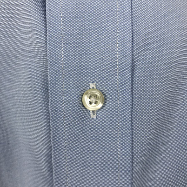 Brooks Brothers Est.1818 Wide Collar Long Sleeve Cotton Shirt Men's Size L Supima Cotton Blue type light blue Vintage Second Hand