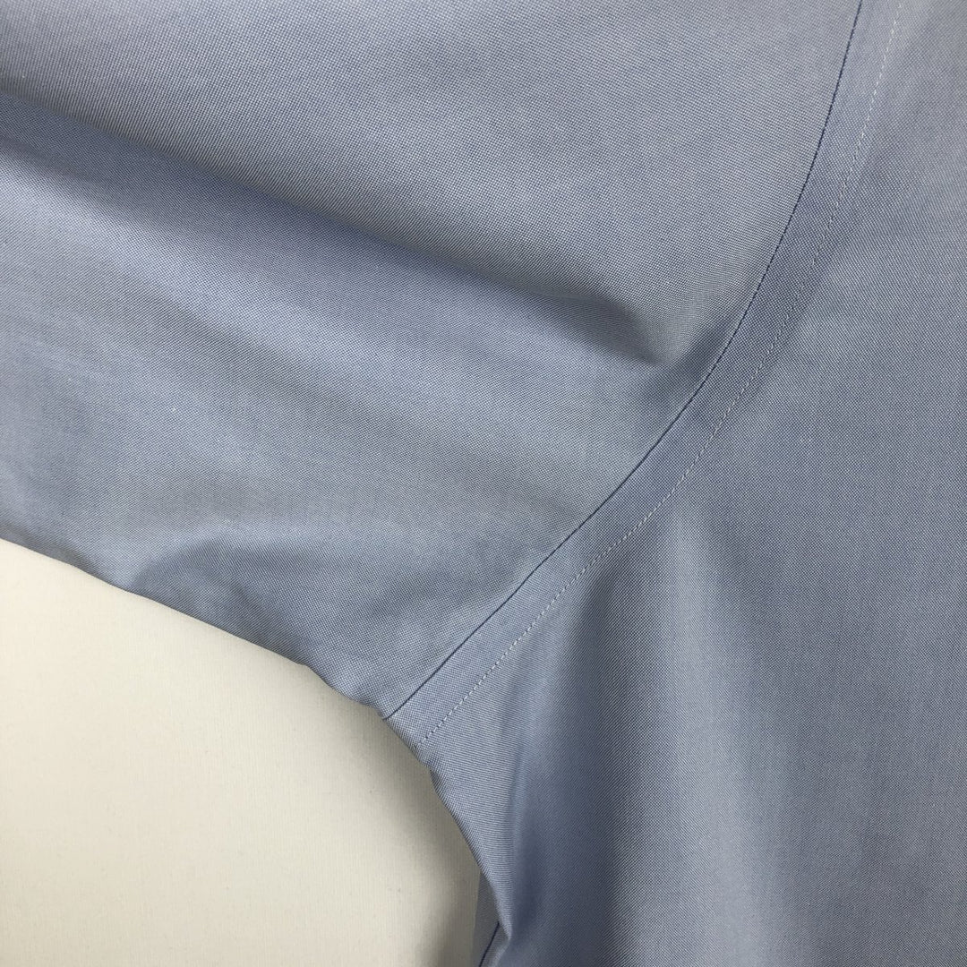 Brooks Brothers Est.1818 Wide Collar Long Sleeve Cotton Shirt Men's Size L Supima Cotton Blue type light blue Vintage Second Hand