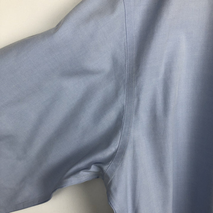 Brooks Brothers Est.1818 Wide Collar Long Sleeve Cotton Shirt Men's Size L Supima Cotton Blue type light blue Vintage Second Hand