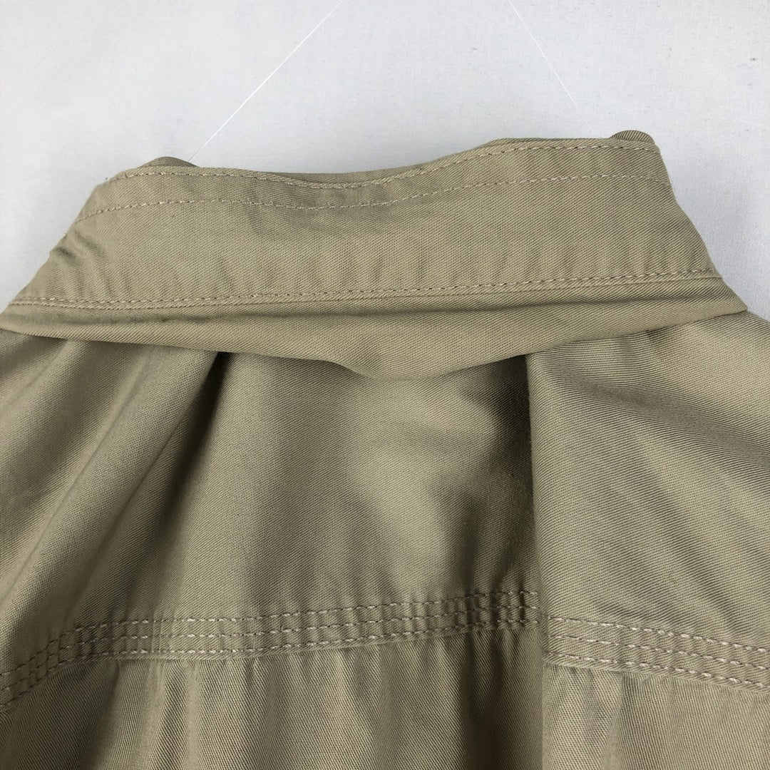 90s-00'S Calvin Klein Jeans Long-Sleeve Cotton Shirt, Men's Size L (approx.) cotton Beige type Vintage Second Hand
