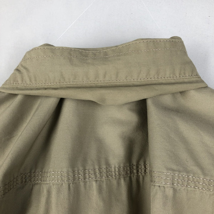 90s-00'S Calvin Klein Jeans Long-Sleeve Cotton Shirt, Men's Size L (approx.) cotton Beige type Vintage Second Hand