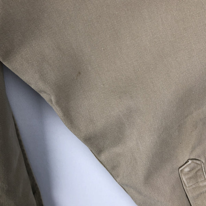 Carhartt Long-Sleeve Western Shirt, Made in USA, Men's Size XL (approx.) cotton Beige type Vintage Second Hand