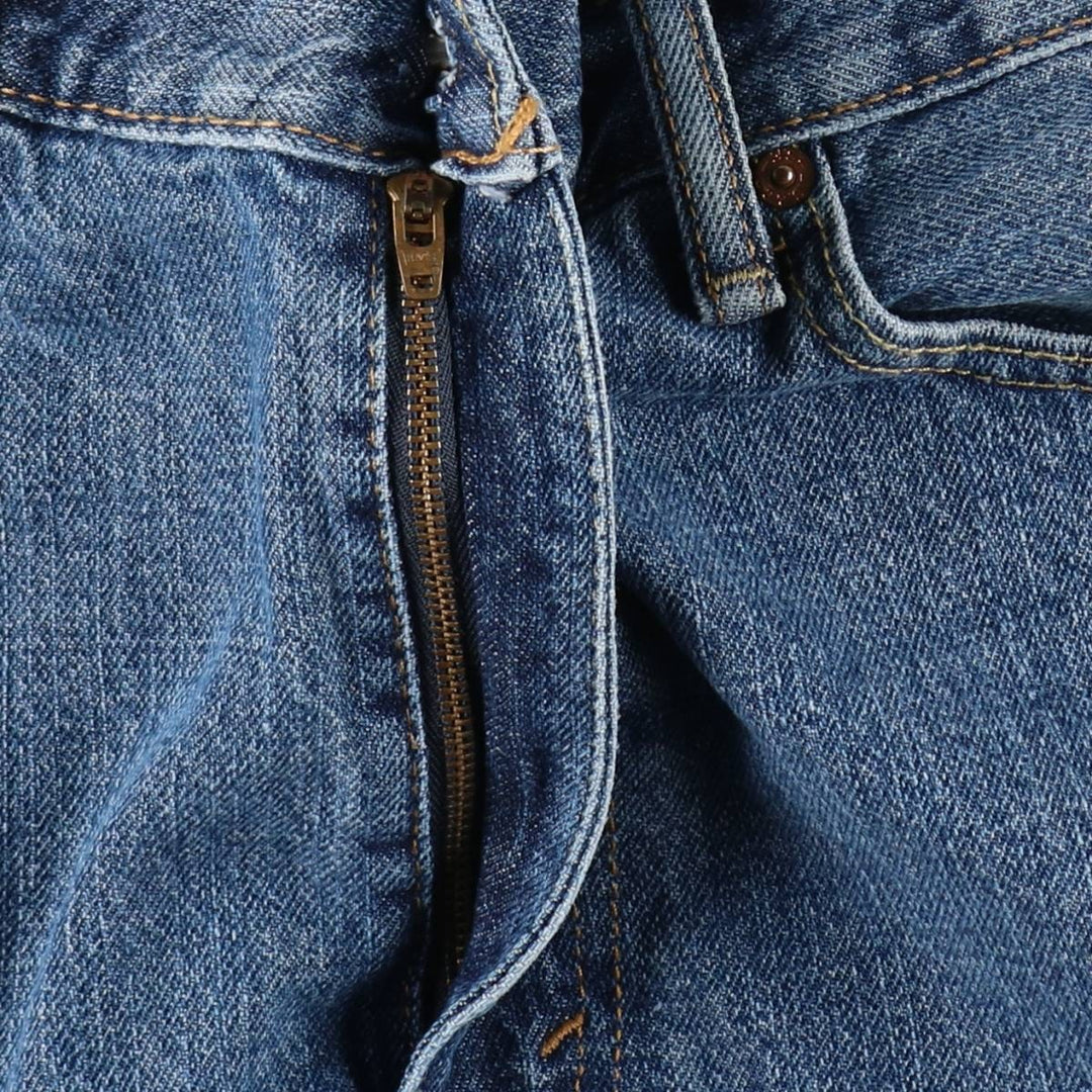 Levi's 505 denim shorts, men's size W37 (approx.) cotton blue type Vintage Second Hand