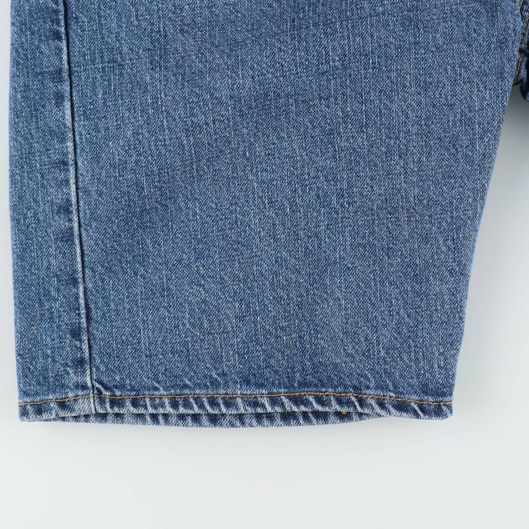 Levi's 505 denim shorts, men's size W37 (approx.) cotton blue type Vintage Second Hand