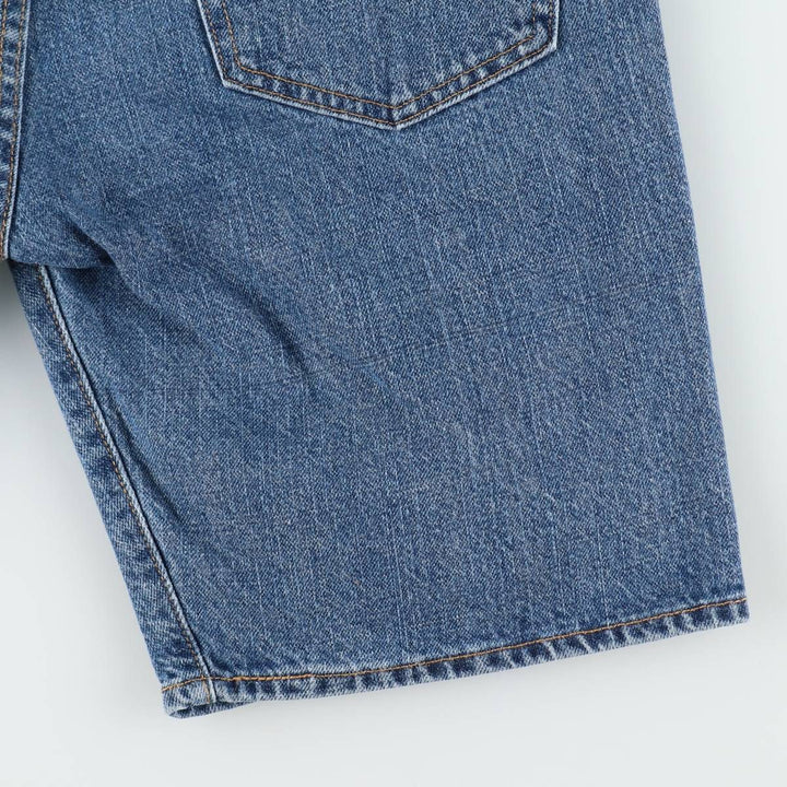 Levi's 505 denim shorts, men's size W37 (approx.) cotton blue type Vintage Second Hand