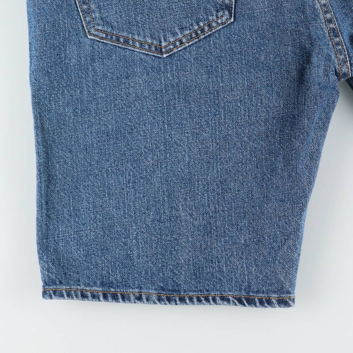 Levi's 505 denim shorts, men's size W37 (approx.) cotton blue type Vintage Second Hand