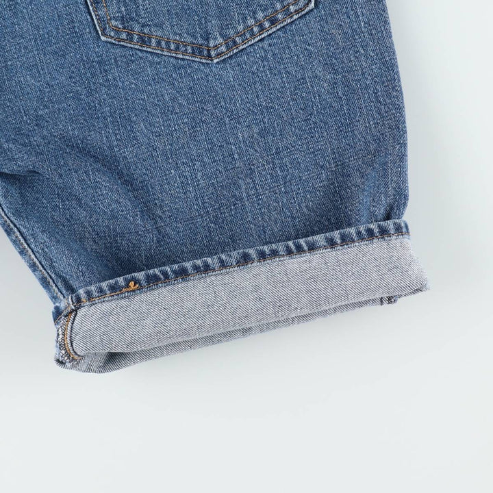 Levi's 505 denim shorts, men's size W37 (approx.) cotton blue type Vintage Second Hand