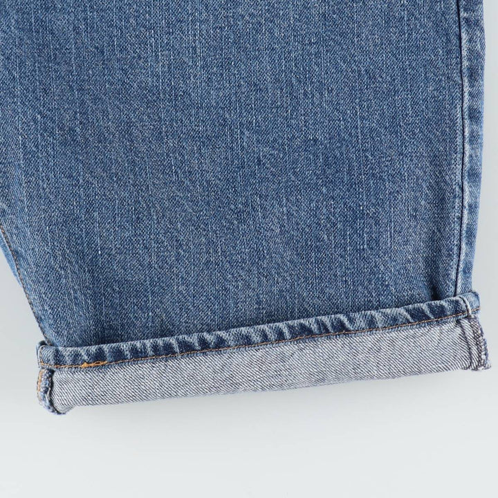 Levi's 505 denim shorts, men's size W37 (approx.) cotton blue type Vintage Second Hand