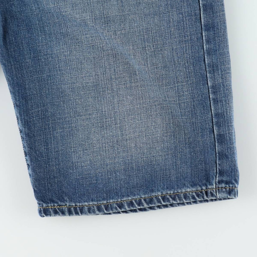 2000'S Levi's 569 Loose Straight Denim Shorts (Men's W33 equivalent) cotton blue type Vintage Second Hand