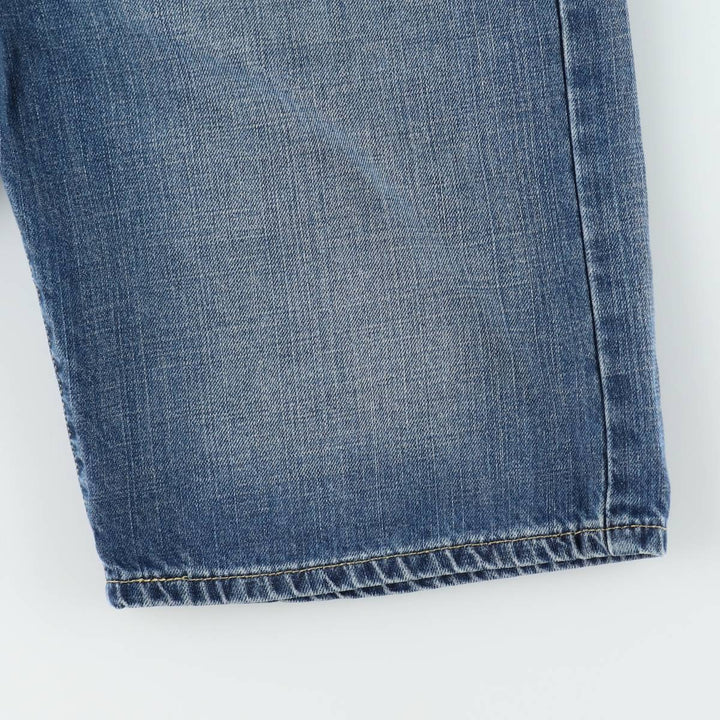 2000'S Levi's 569 Loose Straight Denim Shorts (Men's W33 equivalent) cotton blue type Vintage Second Hand