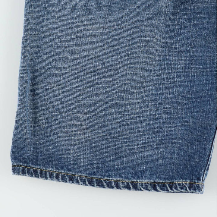 2000'S Levi's 569 Loose Straight Denim Shorts (Men's W33 equivalent) cotton blue type Vintage Second Hand