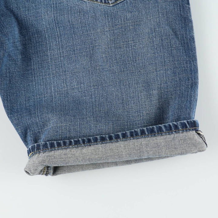 2000'S Levi's 569 Loose Straight Denim Shorts (Men's W33 equivalent) cotton blue type Vintage Second Hand