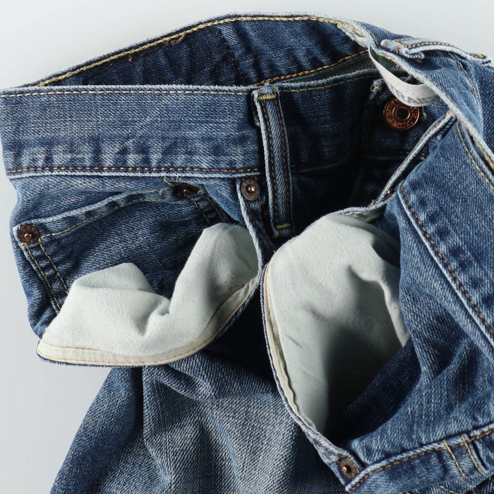 2000'S Levi's 569 Loose Straight Denim Shorts (Men's W33 equivalent) cotton blue type Vintage Second Hand