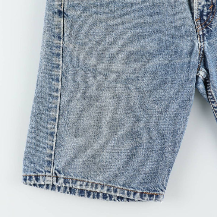 2000'S Levi's 505 Regular Fit Denim Shorts (Men's size W32 equivalent) cotton blue type Vintage Second Hand