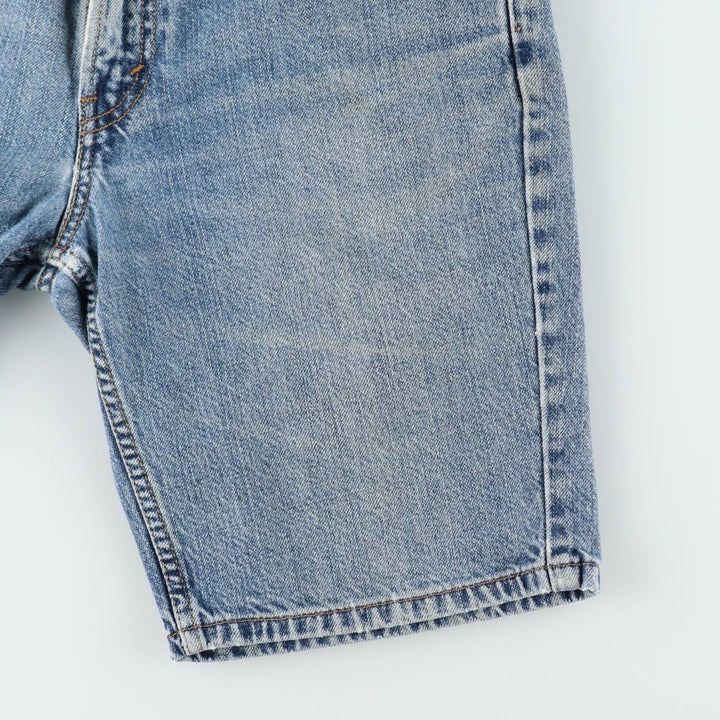 2000'S Levi's 505 Regular Fit Denim Shorts (Men's size W32 equivalent) cotton blue type Vintage Second Hand