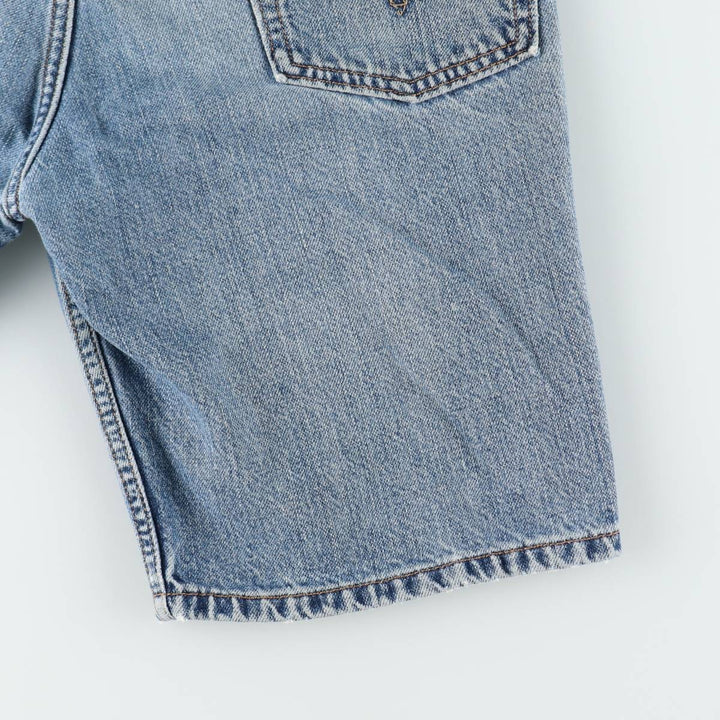 2000'S Levi's 505 Regular Fit Denim Shorts (Men's size W32 equivalent) cotton blue type Vintage Second Hand