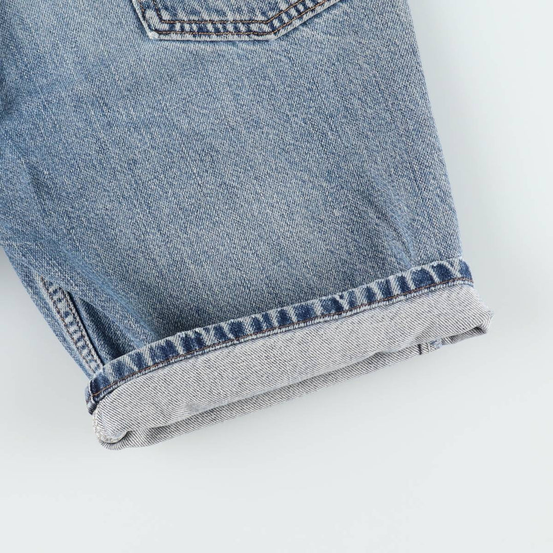 2000'S Levi's 505 Regular Fit Denim Shorts (Men's size W32 equivalent) cotton blue type Vintage Second Hand