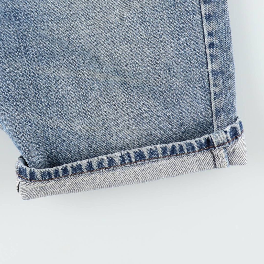 2000'S Levi's 505 Regular Fit Denim Shorts (Men's size W32 equivalent) cotton blue type Vintage Second Hand