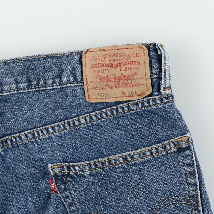 Levi's 550 Relaxed Fit Coupe Relax Denim Shorts (Men's W36 equivalent) cotton blue type Vintage Second Hand