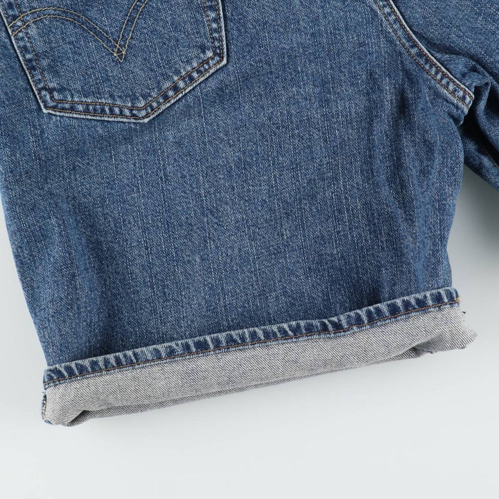 Levi's 550 Relaxed Fit Coupe Relax Denim Shorts (Men's W36 equivalent) cotton blue type Vintage Second Hand