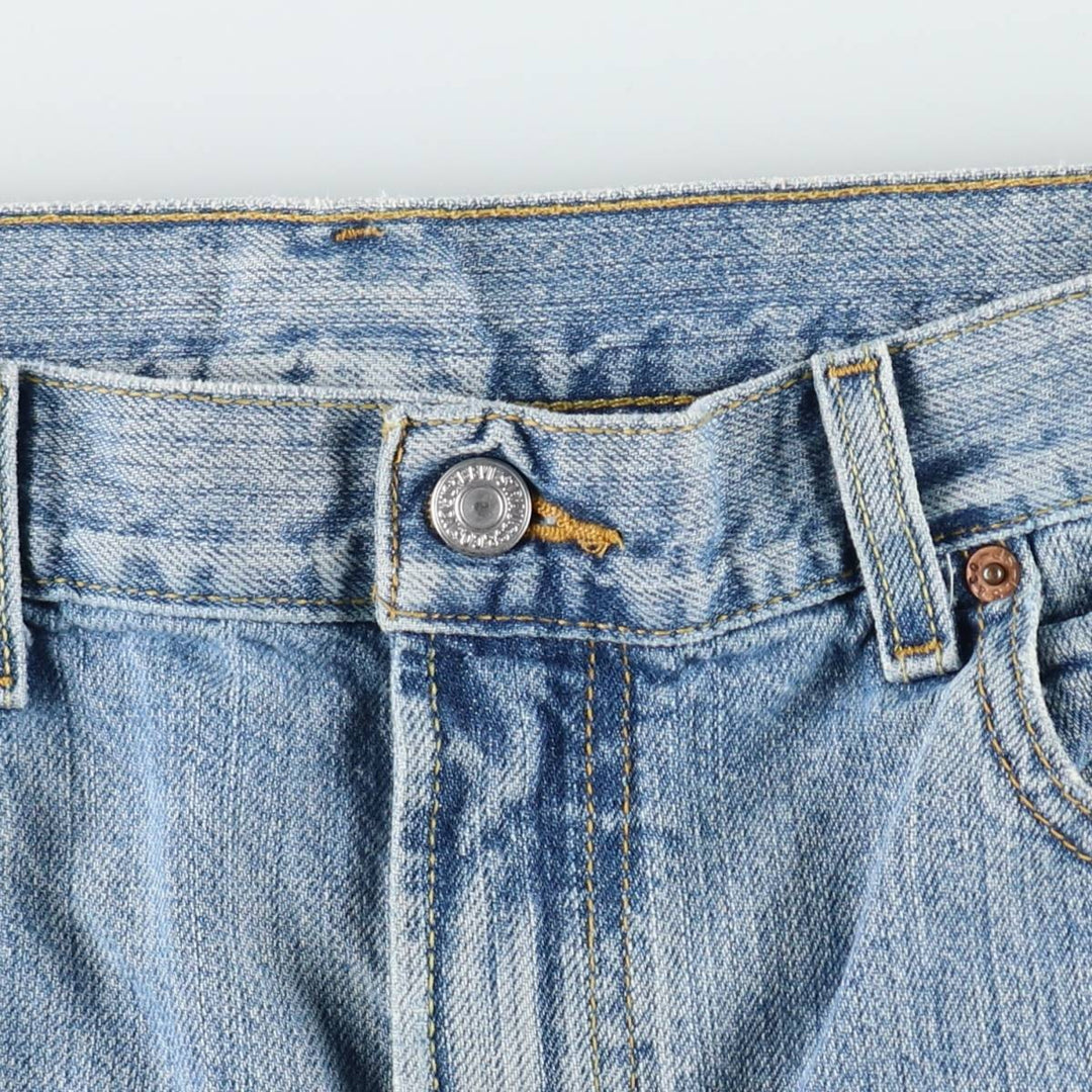 2000'S Levi's 505 Regular Fit Denim Shorts (Men's W37 equivalent) cotton blue type Vintage Second Hand