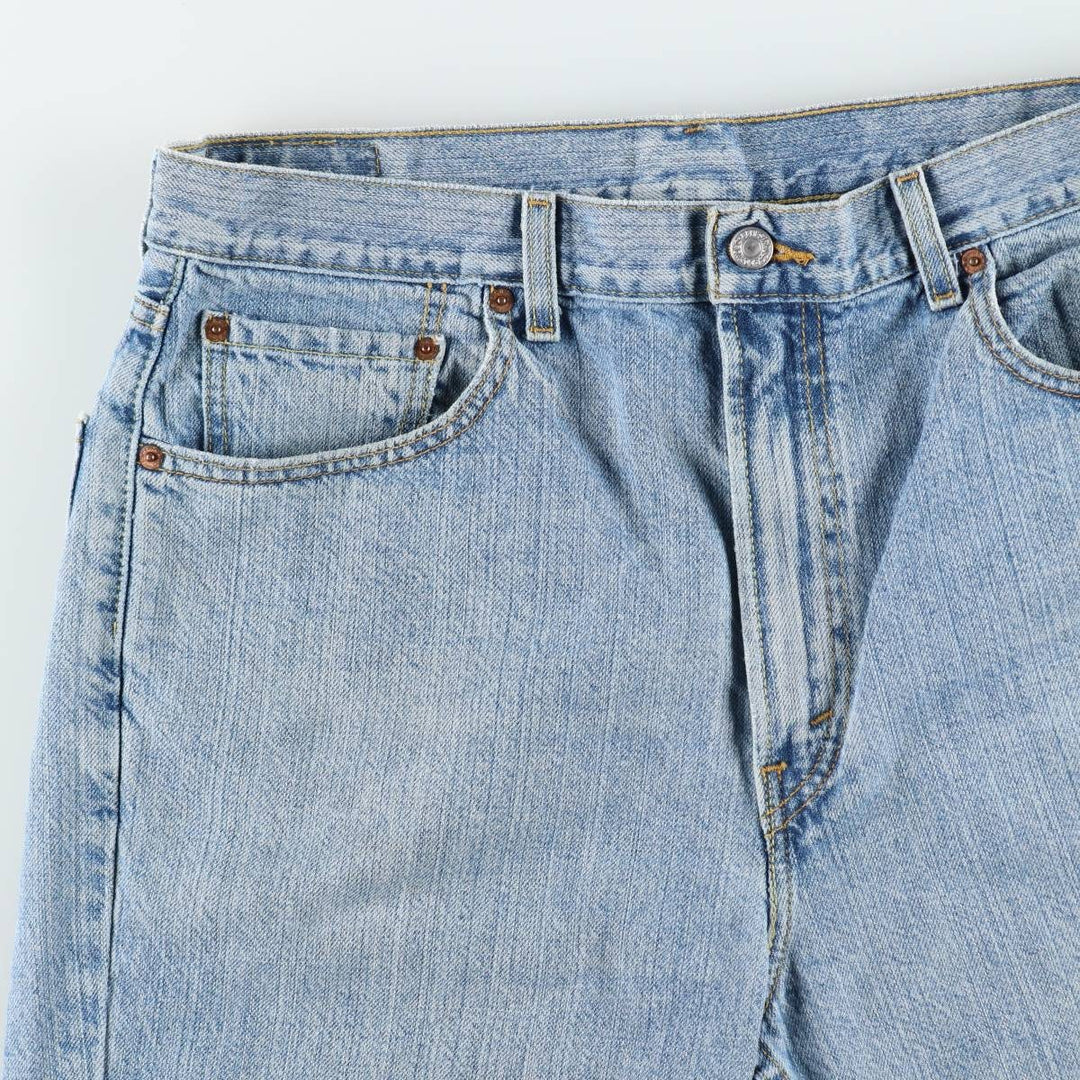 2000'S Levi's 505 Regular Fit Denim Shorts (Men's W37 equivalent) cotton blue type Vintage Second Hand