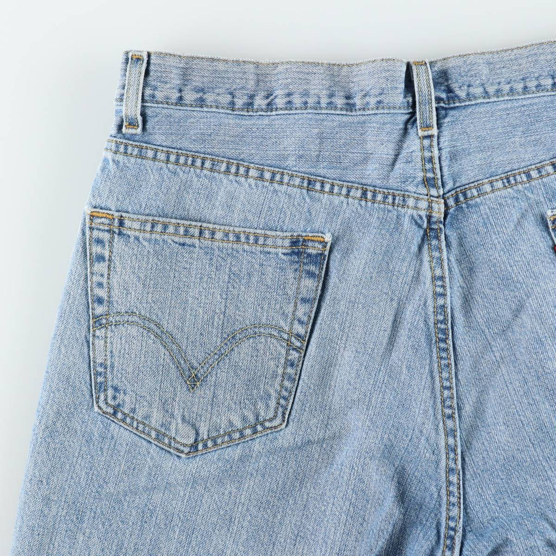 2000'S Levi's 505 Regular Fit Denim Shorts (Men's W37 equivalent) cotton blue type Vintage Second Hand