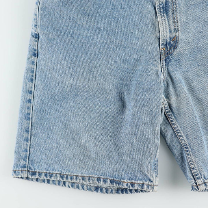 00'S Levi's 550 Relaxed Fit Denim Shorts for Men, Size W34 cotton blue type Vintage Second Hand