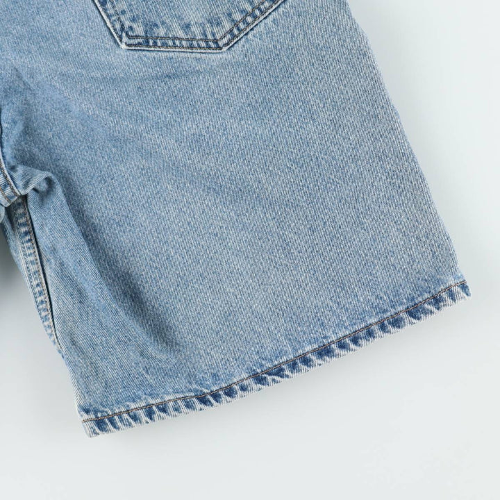00'S Levi's 550 Relaxed Fit Denim Shorts for Men, Size W34 cotton blue type Vintage Second Hand