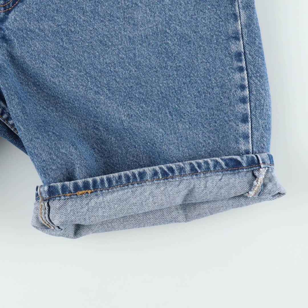 2000'S Levi's 505 Regular Fit Denim Shorts (Men's W35 equivalent) cotton blue type Vintage Second Hand