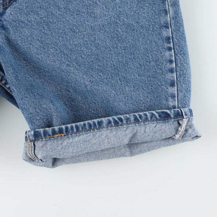 2000'S Levi's 505 Regular Fit Denim Shorts (Men's W35 equivalent) cotton blue type Vintage Second Hand