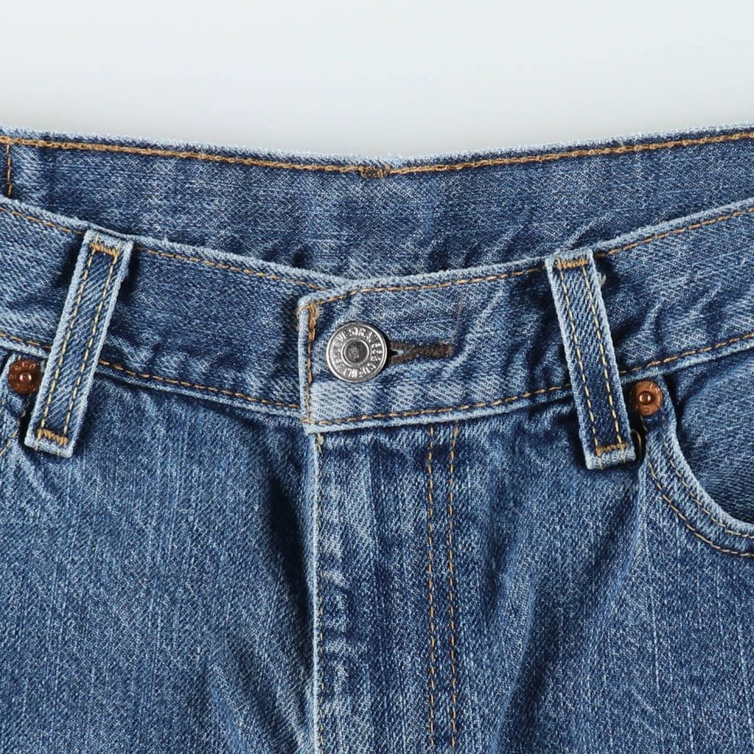 Levi's 505 denim shorts, short pants for men, size W36 cotton blue type Vintage Second Hand