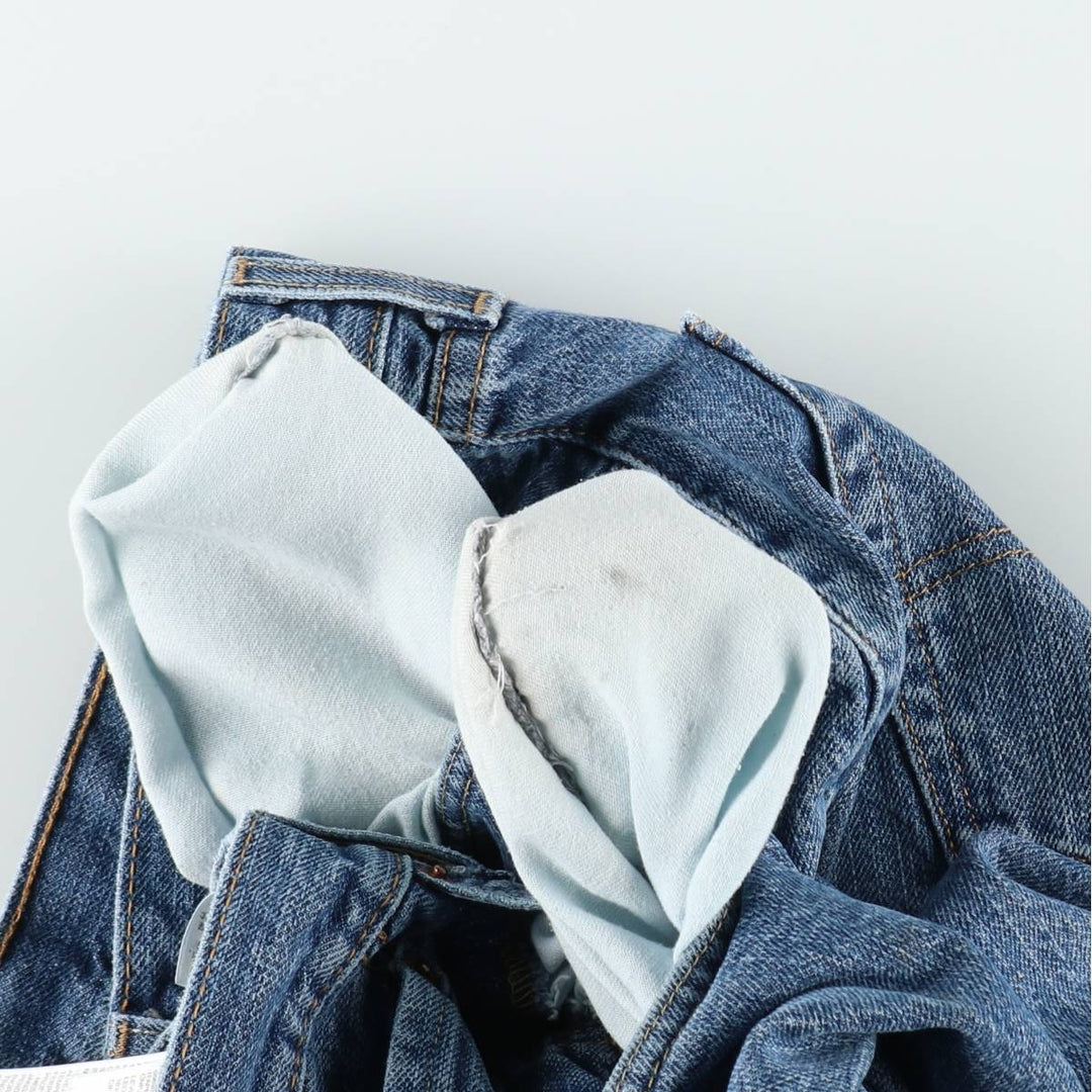 Levi's 505 denim shorts, short pants for men, size W36 cotton blue type Vintage Second Hand