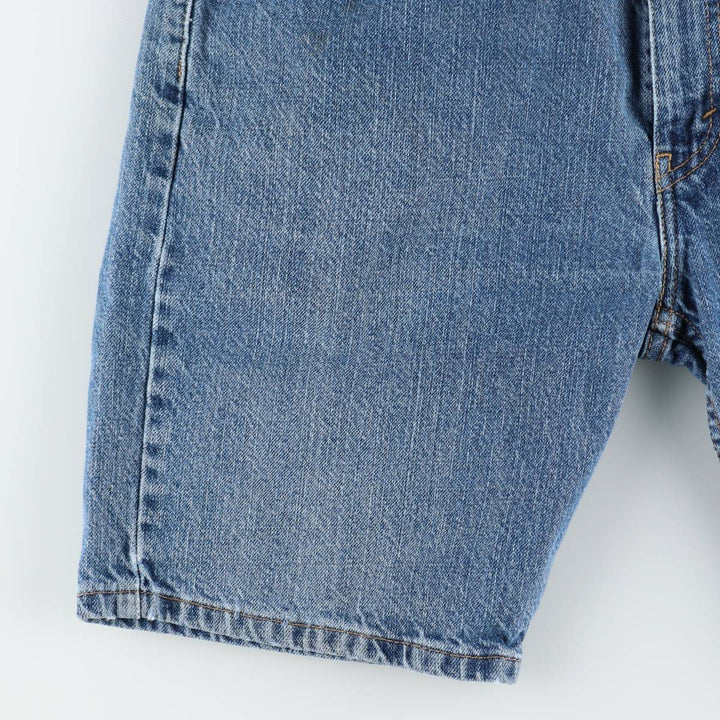 Levi's 505 denim shorts, short pants for men, size W36 cotton blue type Vintage Second Hand
