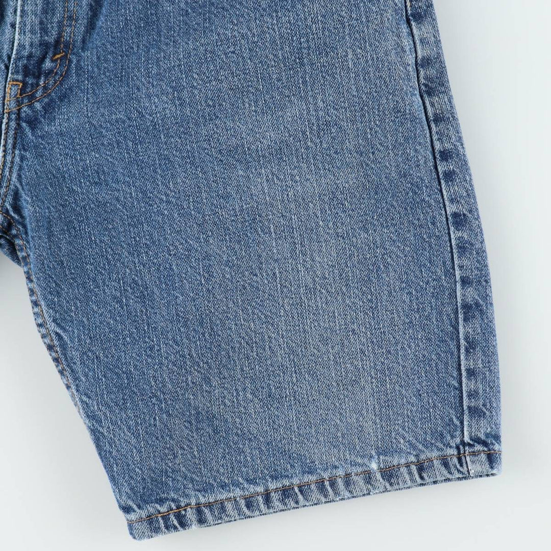 Levi's 505 denim shorts, short pants for men, size W36 cotton blue type Vintage Second Hand