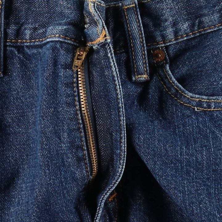 Levi's 505 denim shorts, men's size W34 (approx.) cotton blue type Vintage Second Hand