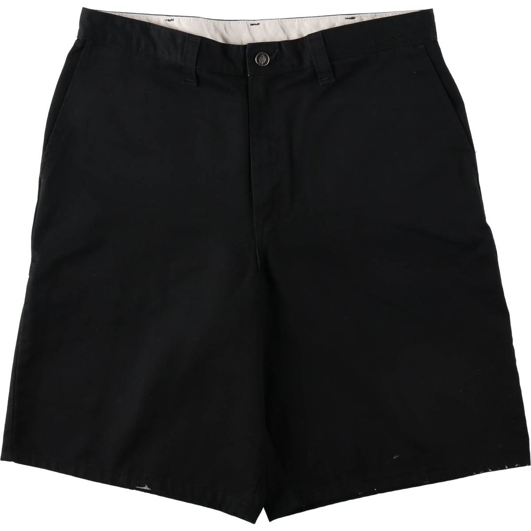 Dickies Work Shorts, Half Pants, Men's, W36 equivalent polyester black type Vintage Second Hand