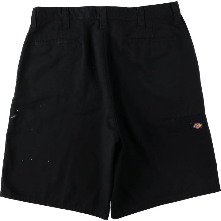 Dickies Work Shorts, Half Pants, Men's, W36 equivalent polyester black type Vintage Second Hand