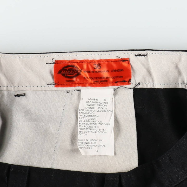 Dickies Work Shorts, Half Pants, Men's, W36 equivalent polyester black type Vintage Second Hand