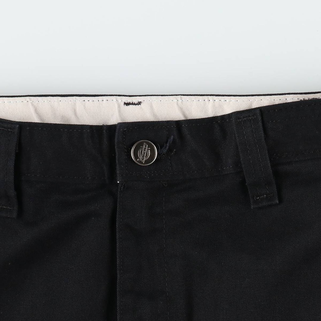 Dickies Work Shorts, Half Pants, Men's, W36 equivalent polyester black type Vintage Second Hand