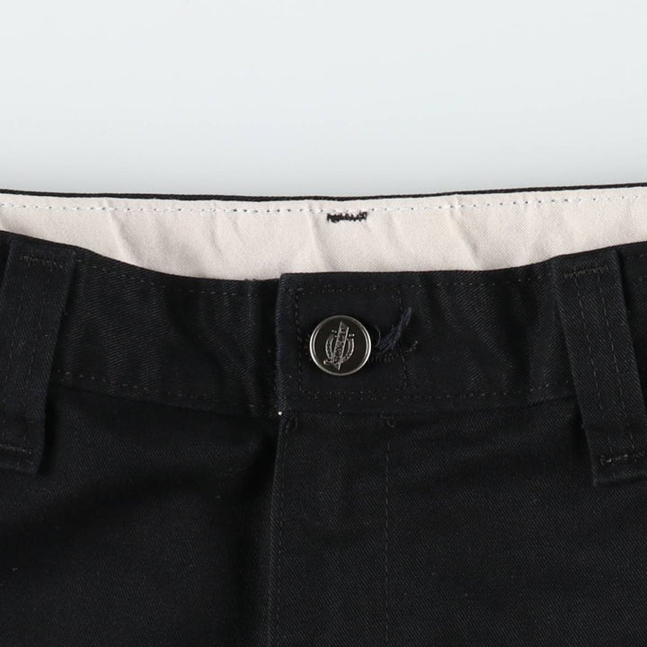 Dickies Work Shorts, Half Pants, Men's, W36 equivalent polyester black type Vintage Second Hand