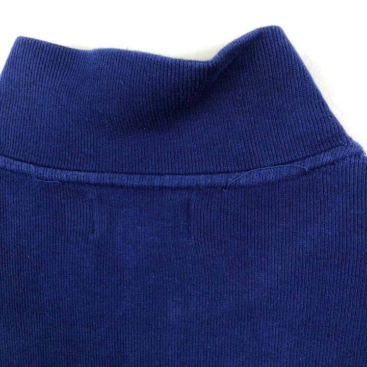 Ralph Lauren POLO by Ralph Lauren Half-Zip Sweatshirt, Men's XXL cotton navy blue type Vintage Second Hand
