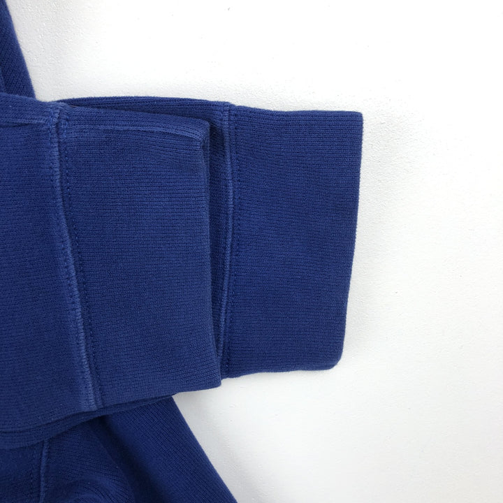 Ralph Lauren POLO by Ralph Lauren Half-Zip Sweatshirt, Men's XXL cotton navy blue type Vintage Second Hand