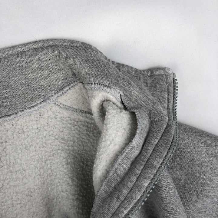 90'S Russell Half-Zip Sweatshirt, Men's XXL (approx.), Vintage polyester gray type Vintage Second Hand
